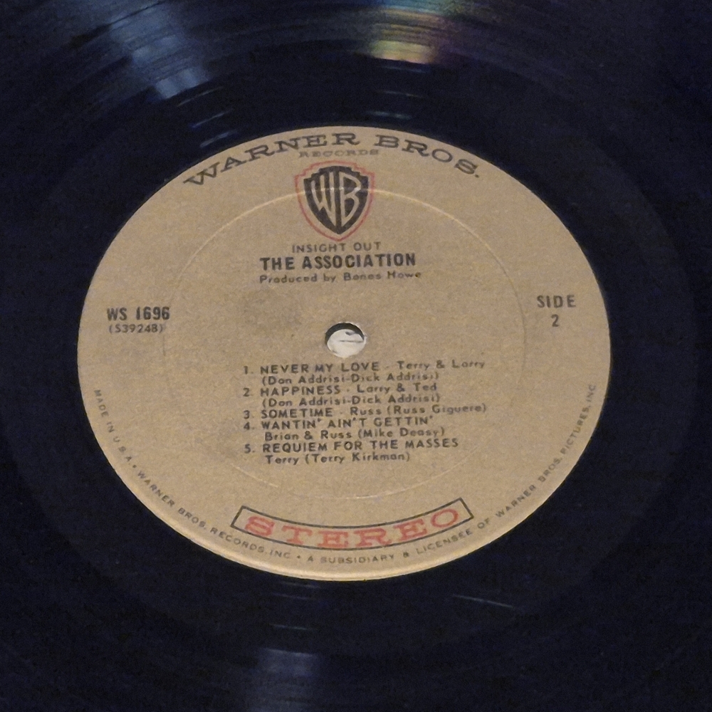 The Association 'Insight Out' Vinyl Record - Picture 6 of 6